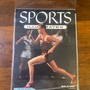 Sports Illustrierte Zeitschrift, 2.Mai 1955, Staffelläufer Tom Courtney Titelbild