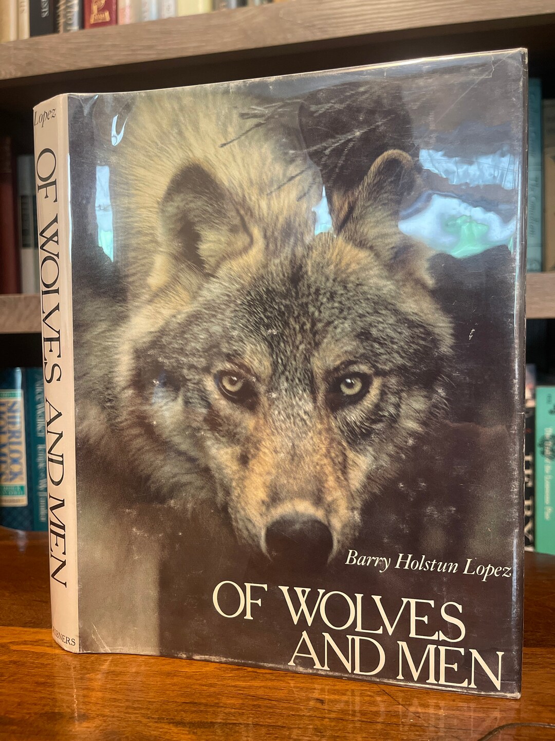Of Wolves and Men by Barry Holstun Lopez, Signed Copy, Later Edition, Charles Scribner’s Sons ...