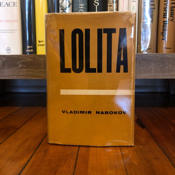 Lolita by Vladimir Nabokov, first Great Britain (UK) edition, first printing, Weidenfeld & Nicolson, 1959