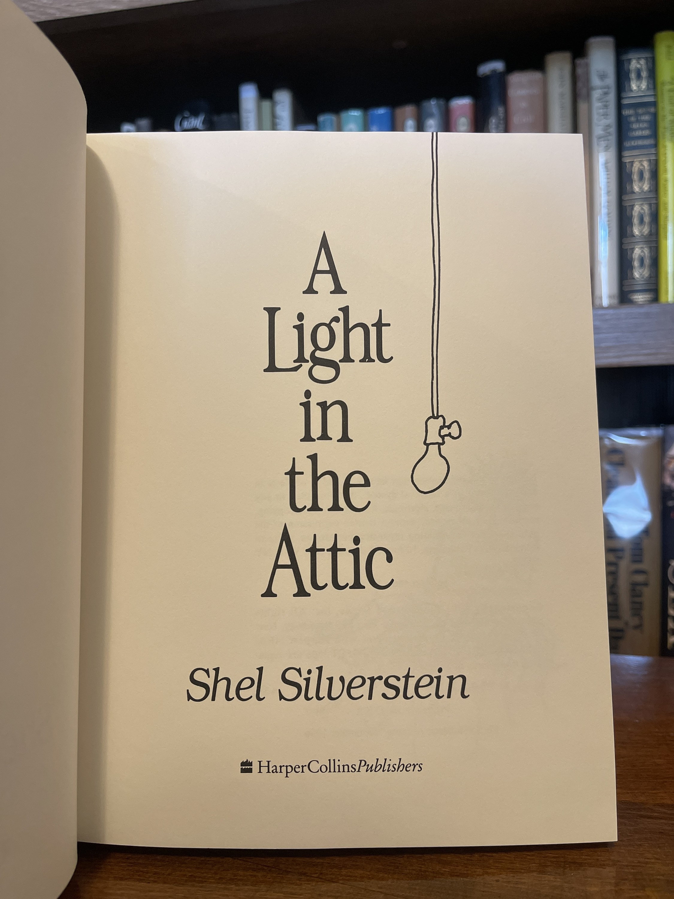 A Light in the Attic: poems and drawings by Shel Silverstein | Etsy