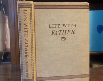 Life with Father de Clarence Day, primera edición, primera impresión, publicado por Alfred A Knopf, 1935
