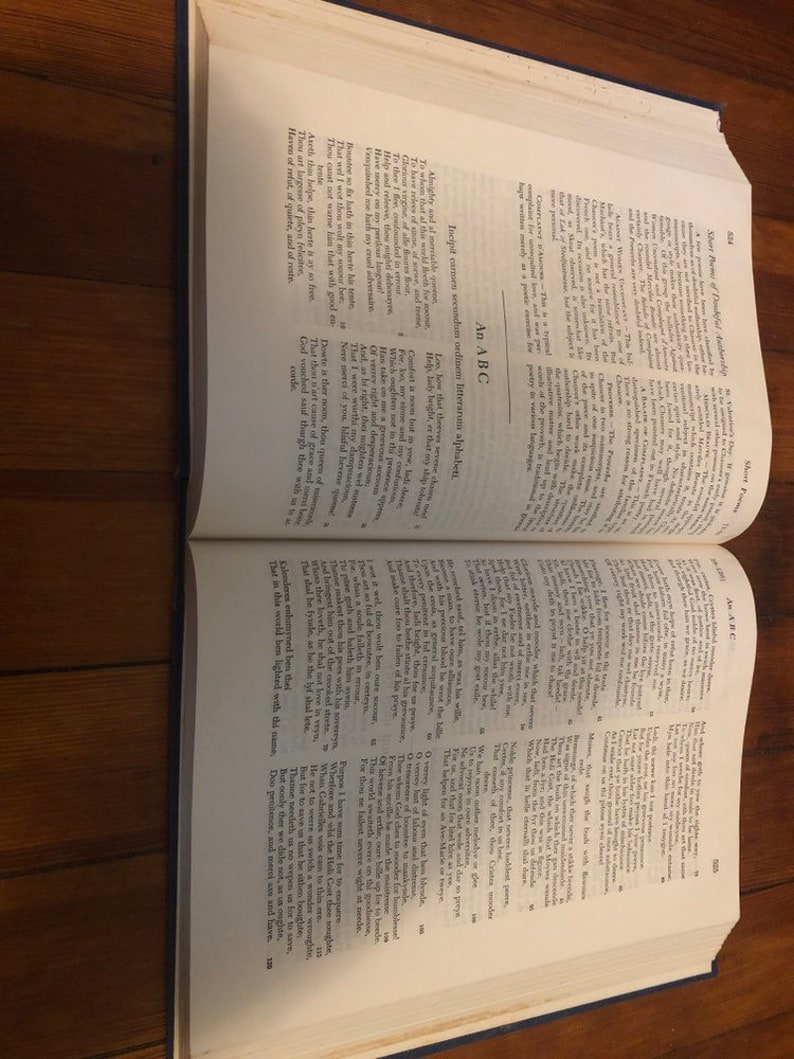 The Work Of Geoffrey Chaucer Second Edition Edited By Fn Robinson Houghton Mifflin Company Boston 1961 New Cambridge Edition - 