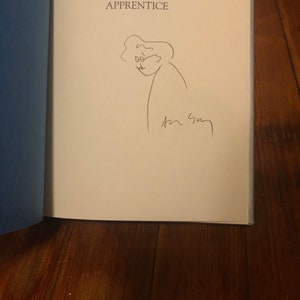 The Ink-keepers Apprentice by Allen Say, Houghton Mifflin Company, 1994, first printing of this edition, signed with a doodle image 2