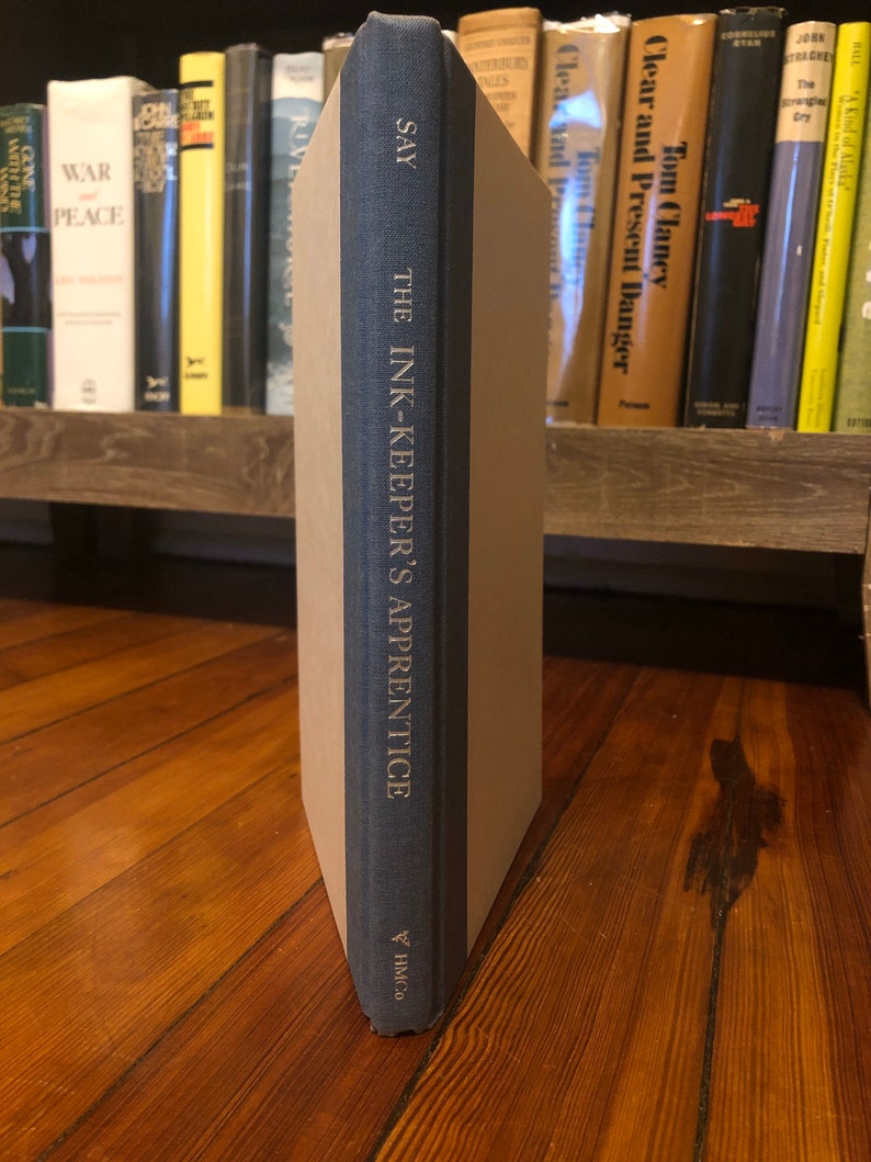 The Ink-keepers Apprentice by Allen Say, Houghton Mifflin Company, 1994, first printing of this edition, signed with a doodle image 6