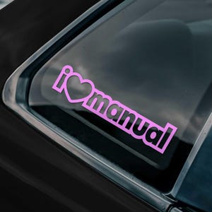 Car Sticker, JDM Sticker, Car Girl Sticker, Car Decals For Girls, JDM Decal, Stick Shift Sticker, Funny Bumper Sticker, Windshield Decal
