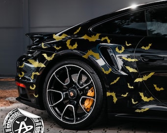 30 Bat Car Decals, Spooky Babe Sticker Pack, Car Accessories, Cute Car Stuff for Women, Halloween Decal,  Goth Sticker, Witchy Decals