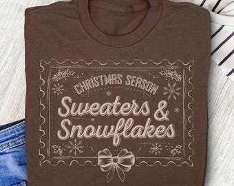 Christmas SVG, Coquette Stamp Christmas, DTF Digital Download, Sweatshirt Design, Digital File PNG, Winter Holiday Download, Christmas Stamp
