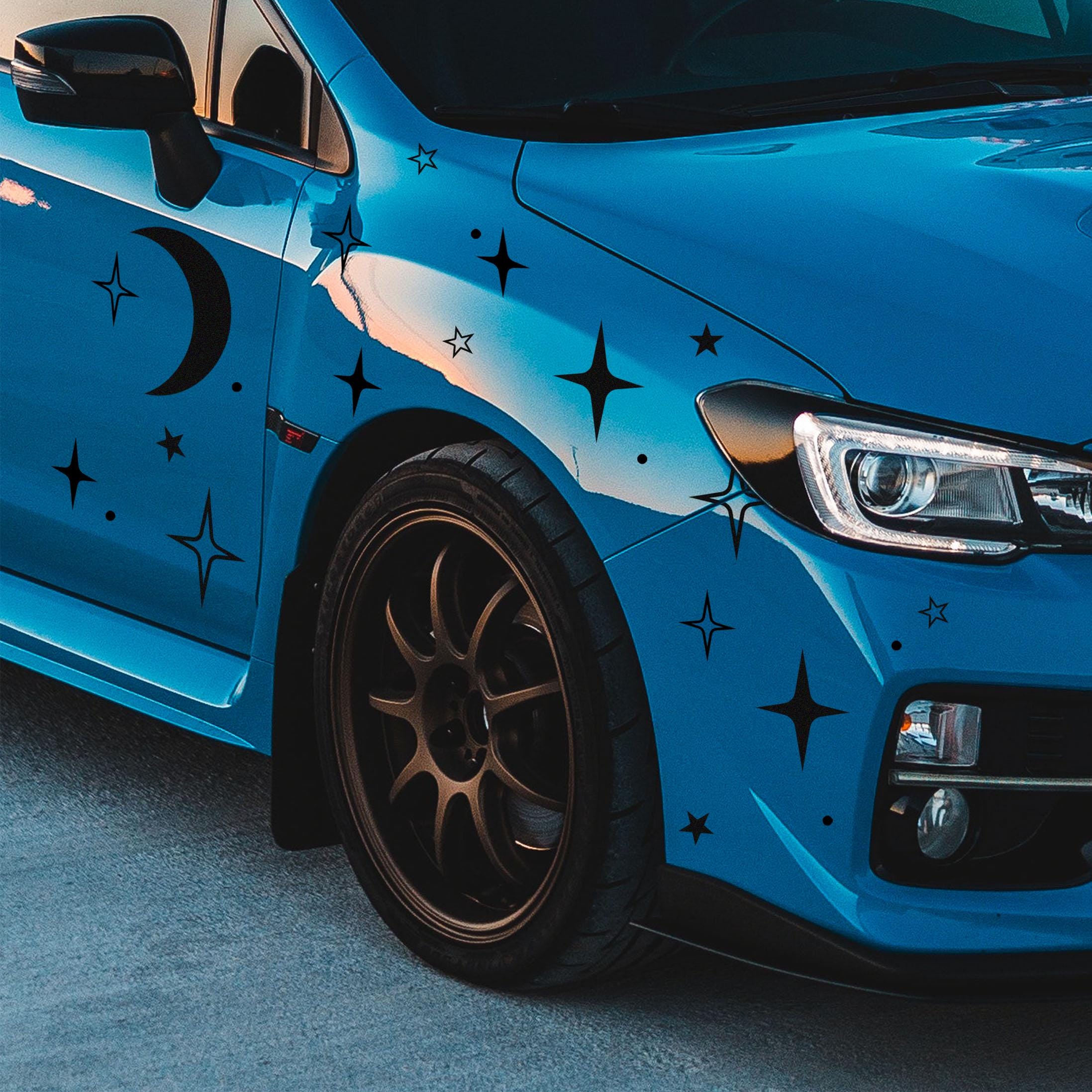 Cosmic Moon Stars Sticker Bundle, Vinyl Decal Sticker, Sticker Pack Car ...