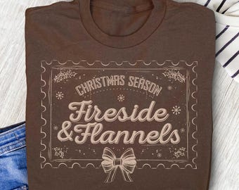 Coquette Christmas Stamp SVG: DTF Sweatshirt Design (Digital Download)