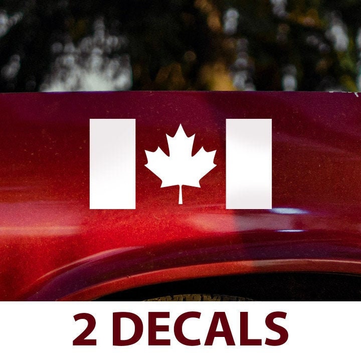 Canada Sticker Travel Decal Canada Flag Canadian Decal Etsy