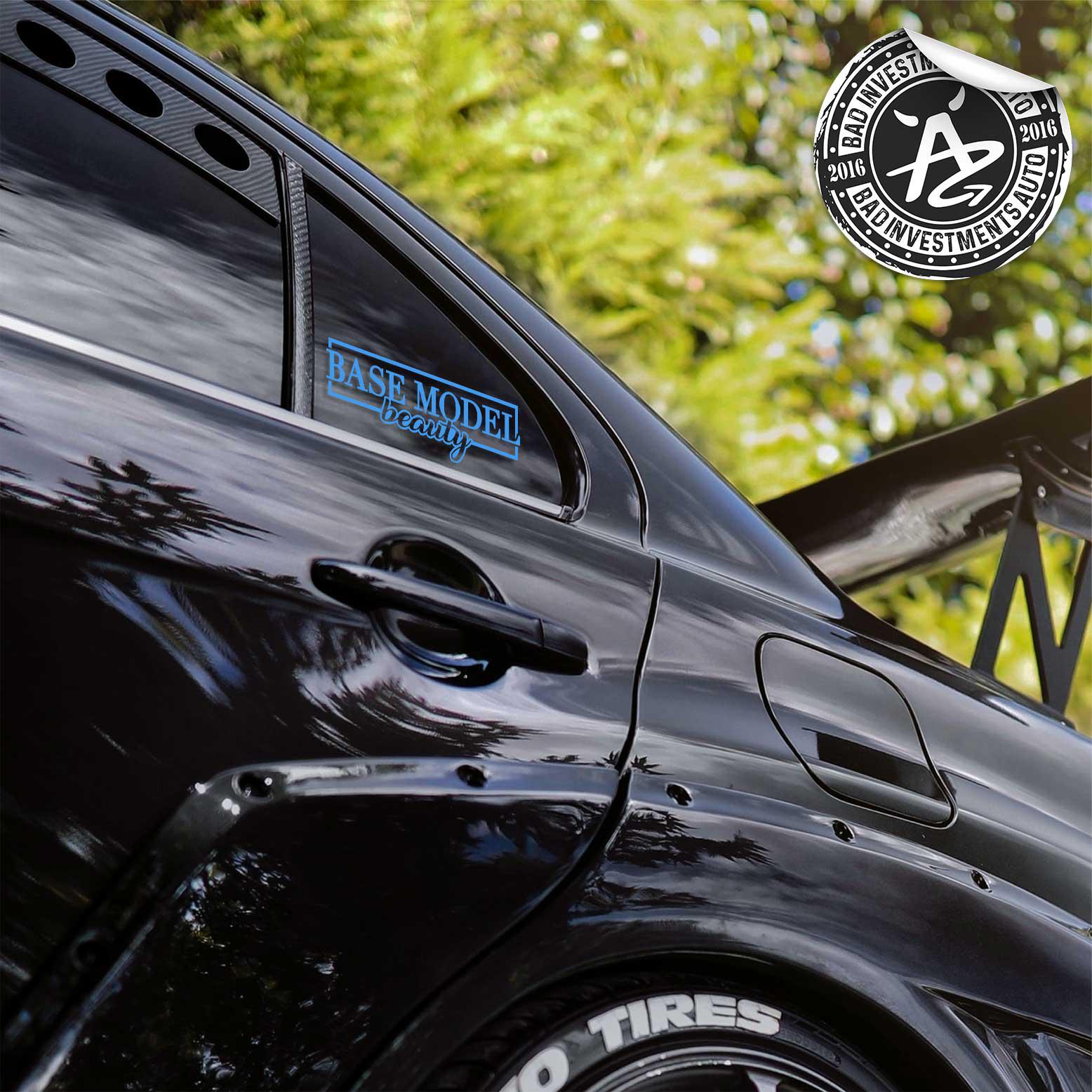 Improved Model Sticker Base Model Sticker, JDM Stickers, Vinyl Decal, Car Decal Accessories ...