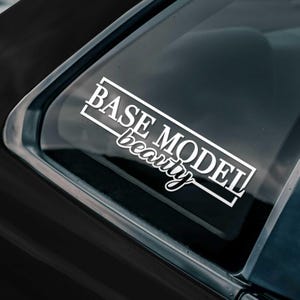 Base Model Sticker, JDM Stickers, Vinyl Decal, Car Decal Accessories, Car Culture, Bumper Sticker, Car Decal for Girls, Car Auto Decor