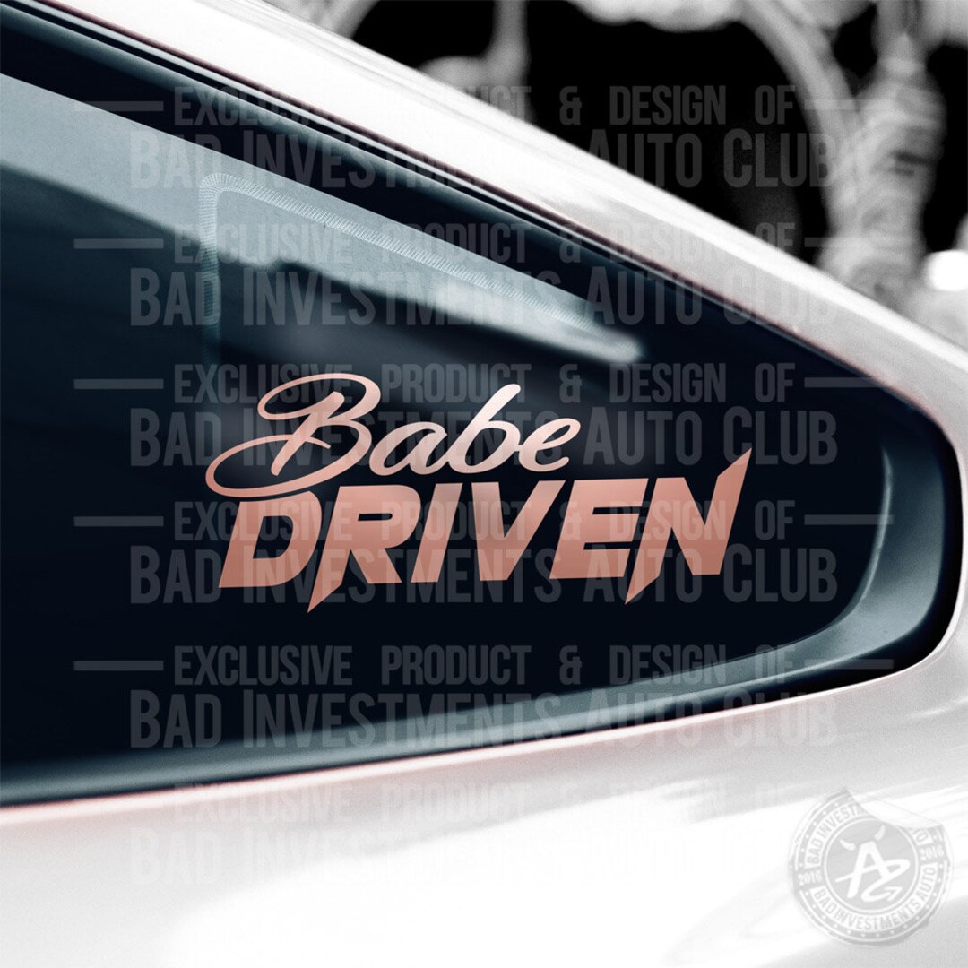 Car stickers sale for women