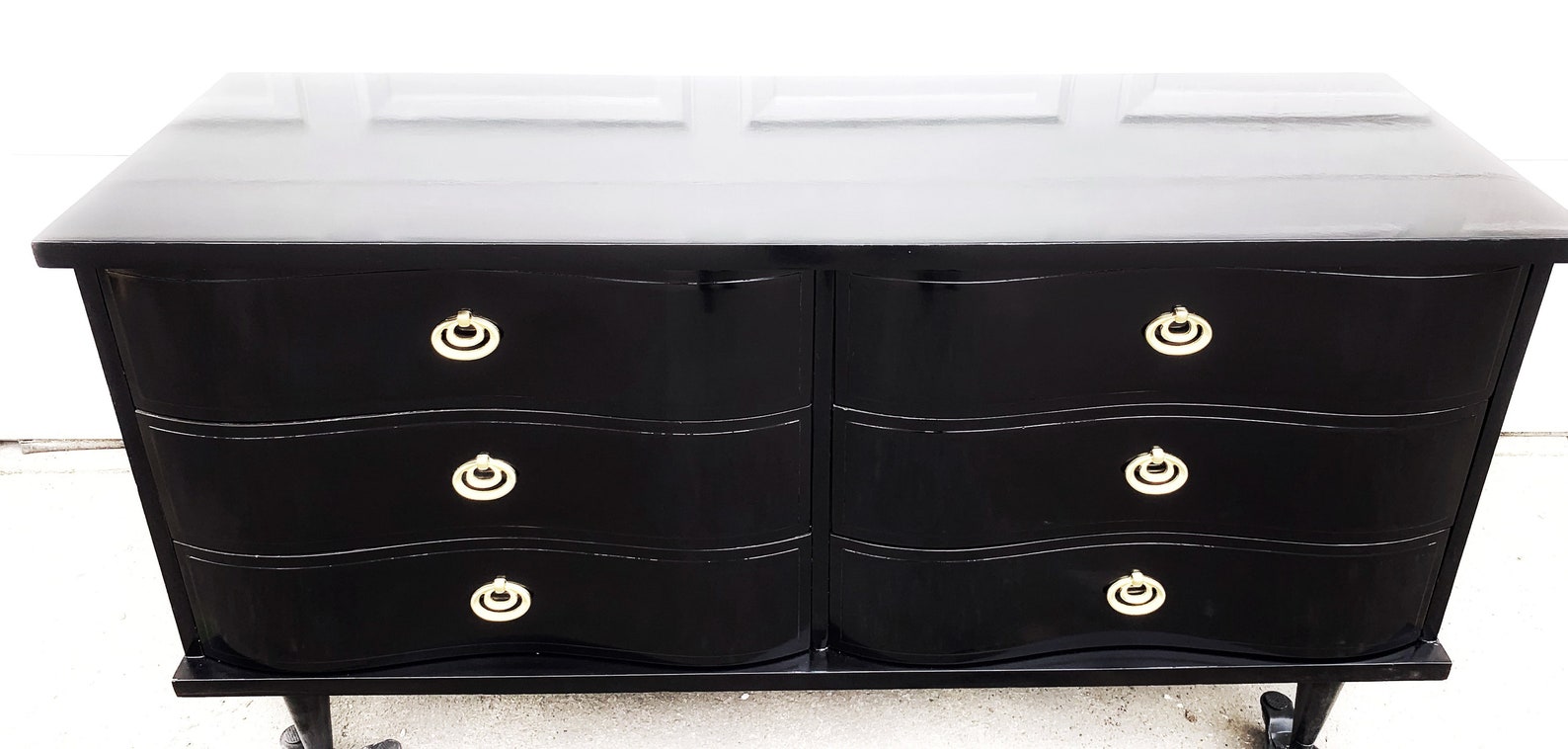 High Gloss Black Dresser Black Dresser High Gloss Dresser Etsy