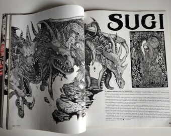 JUXTAPOZ PUSHEADサイン入り パスヘッド サブカルアートマガジン Juxtapoz Art & Culture Magazine Special Black and White
