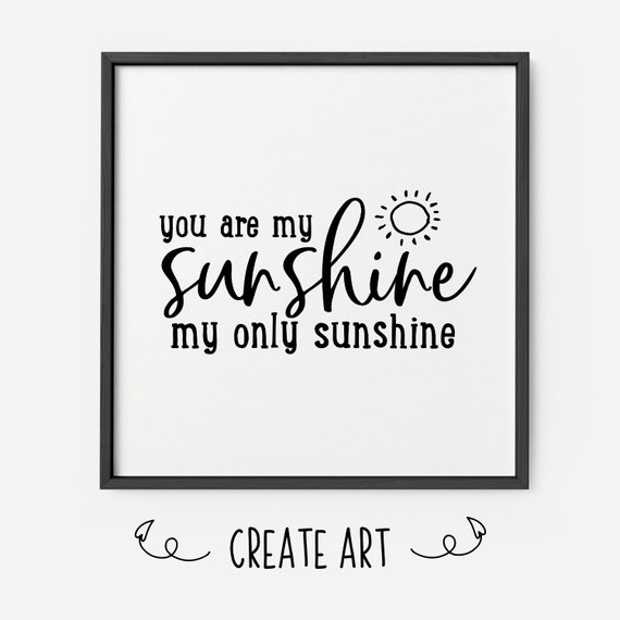 Download Free You Are My Sunshine Svg Files Svg Files Sayings Svg Etsy SVG Cut Files