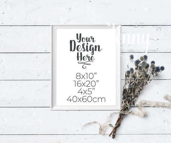 Frame Mock Up Frame Mockup Rustic Farmhouse 8x10 16x20 Etsy