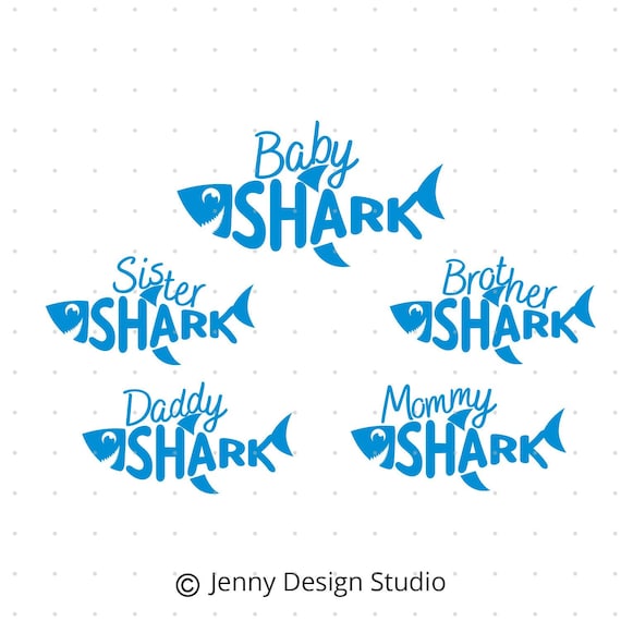 Download Baby Shark Baby Shark Svg Svg Files Mommy Shark Svg Etsy