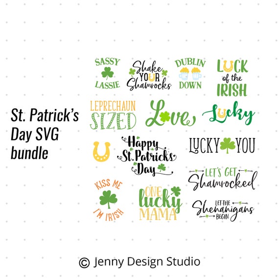 Download St Patricks Day Svg Svg Bundle Svg Files Lucky Svg Svg Etsy PSD Mockup Templates