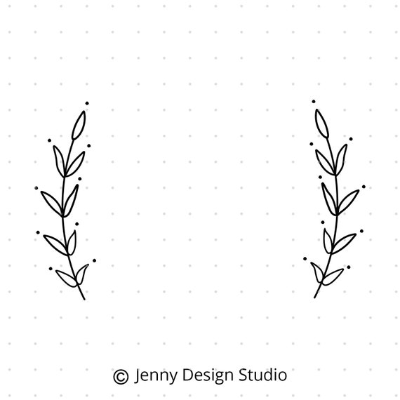 Laurel Svg Svg Files Wreath Svg Svg Designs Svg Files For Etsy