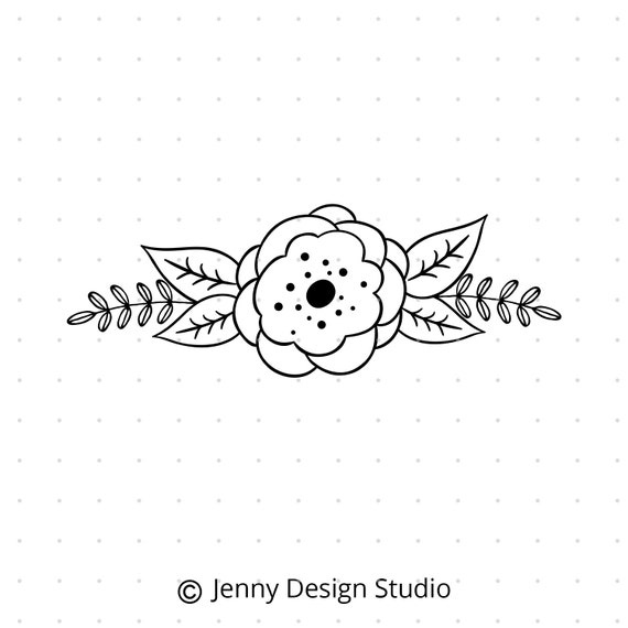 Download Flower Svg Svg Files Svg Designs Flower Clipart Svg Files Etsy PSD Mockup Templates