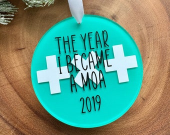 The Year I Became An TXT MOA  Ornament | Personalise TXT Acrylic Christmas Ornament | Kpop Fan | Together By Tomorrow Gift | 2023 Ornament