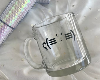 Huiranghae Seventeen Jun Cup | Seventeen Carat | Emoji Cup | Junranghae | Glass Mug | Iced Coffee Mug | Huiranghae Emoji | Seventeen Kpop