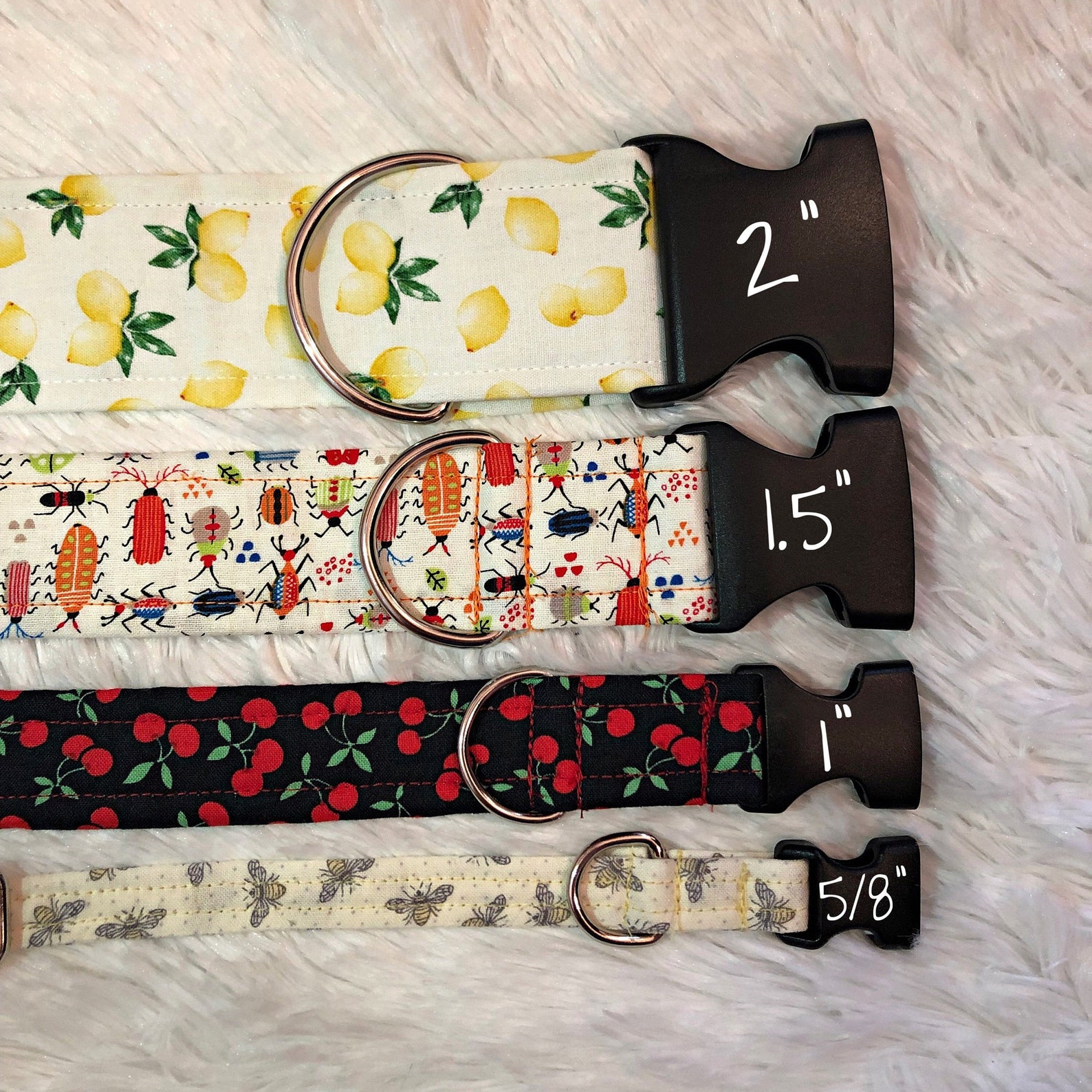 Lemon Dog Collar Summer Dog Collar Spring Dog Collar Yellow Etsy