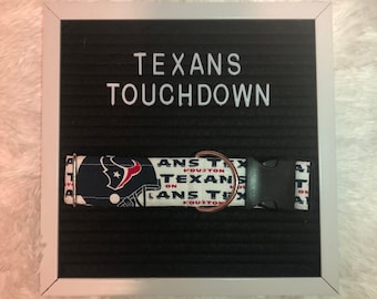Texans Football Dog Collar: Handmade Boy Pet Collar
