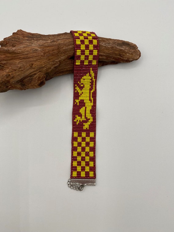 Harry Potter Gryffindor Beaded Bracelet