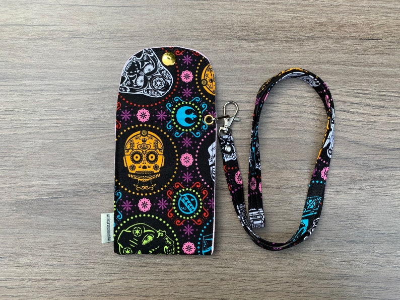 Wallet LanyardID cards holdersmall fabric walletStar Wars
