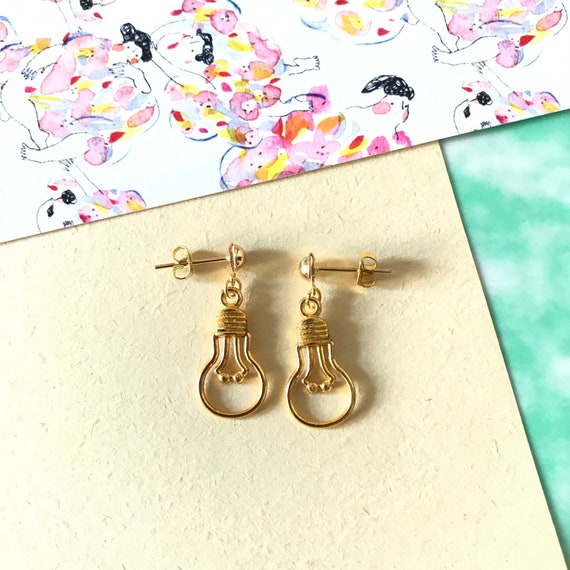 gifts for her handmade jewelry statement earringsFree Shipping gifts jewelry gold plated jewelry White Cz earrings brass earrings