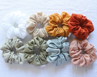 Linen Scrunchie - 9 Colours