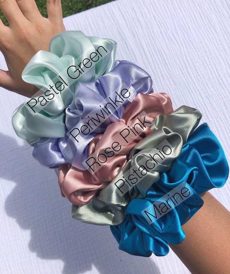 Satin Scrunchie 15 Colours image 4