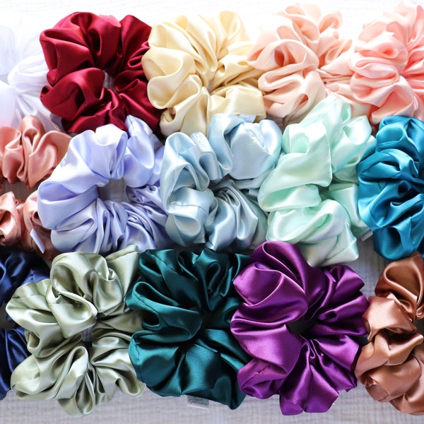 Satin Scrunchie - 15+ Colours