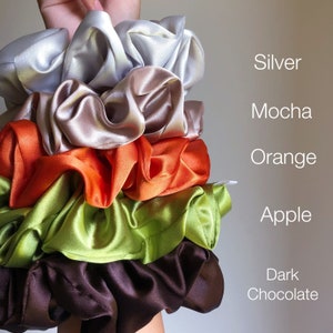 Satin Scrunchie 15 Colours image 9