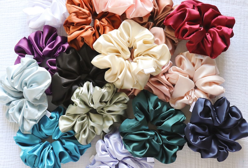 Satin Scrunchie 15 Colours image 2