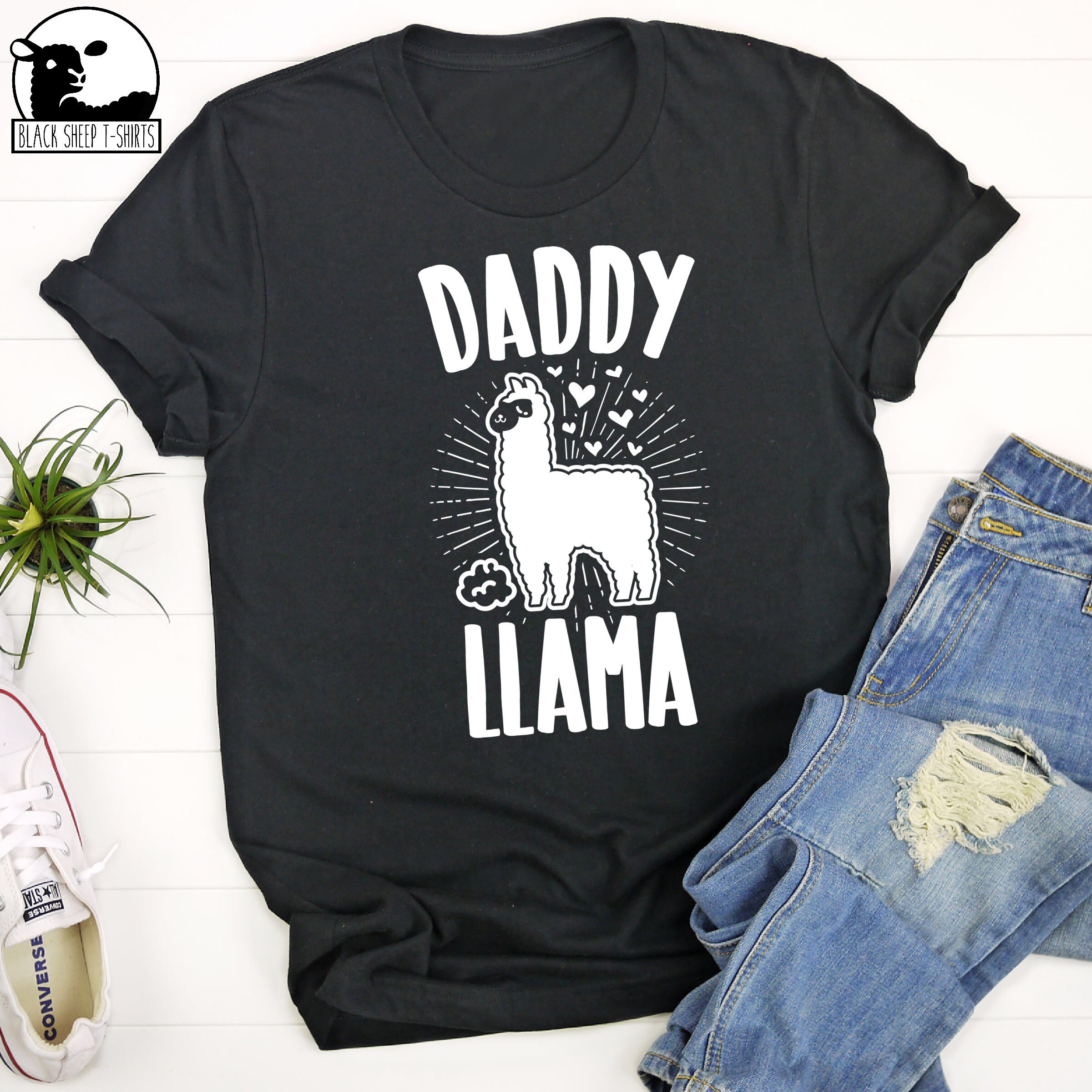 Daddy llama tshirt daddy llama dad shirt funny dad shirt  etsy Daddy llama tshirt daddy llama dad shirt funny dad shirt  etsy