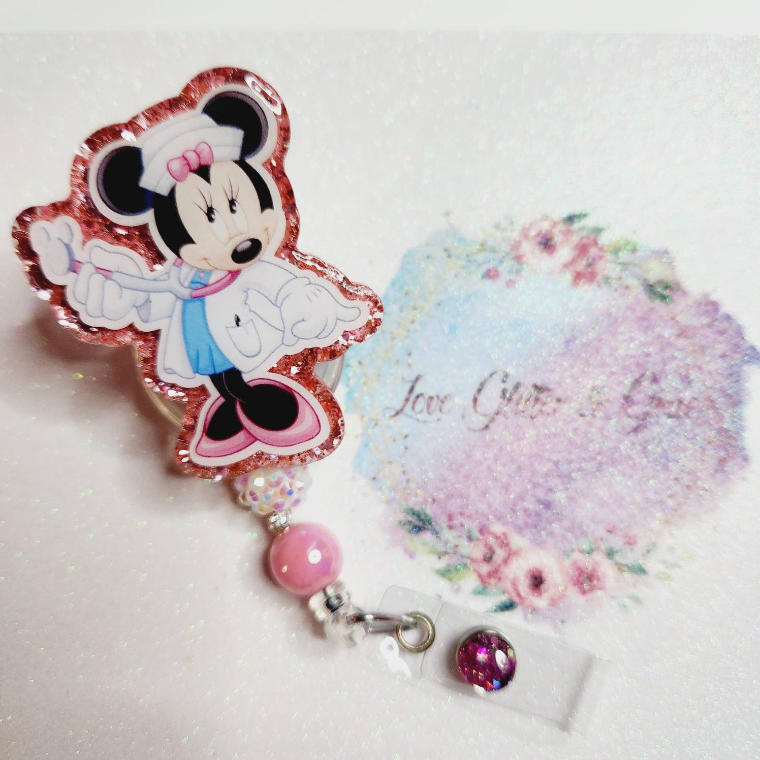 Minnie Mouse Badge Holder 
