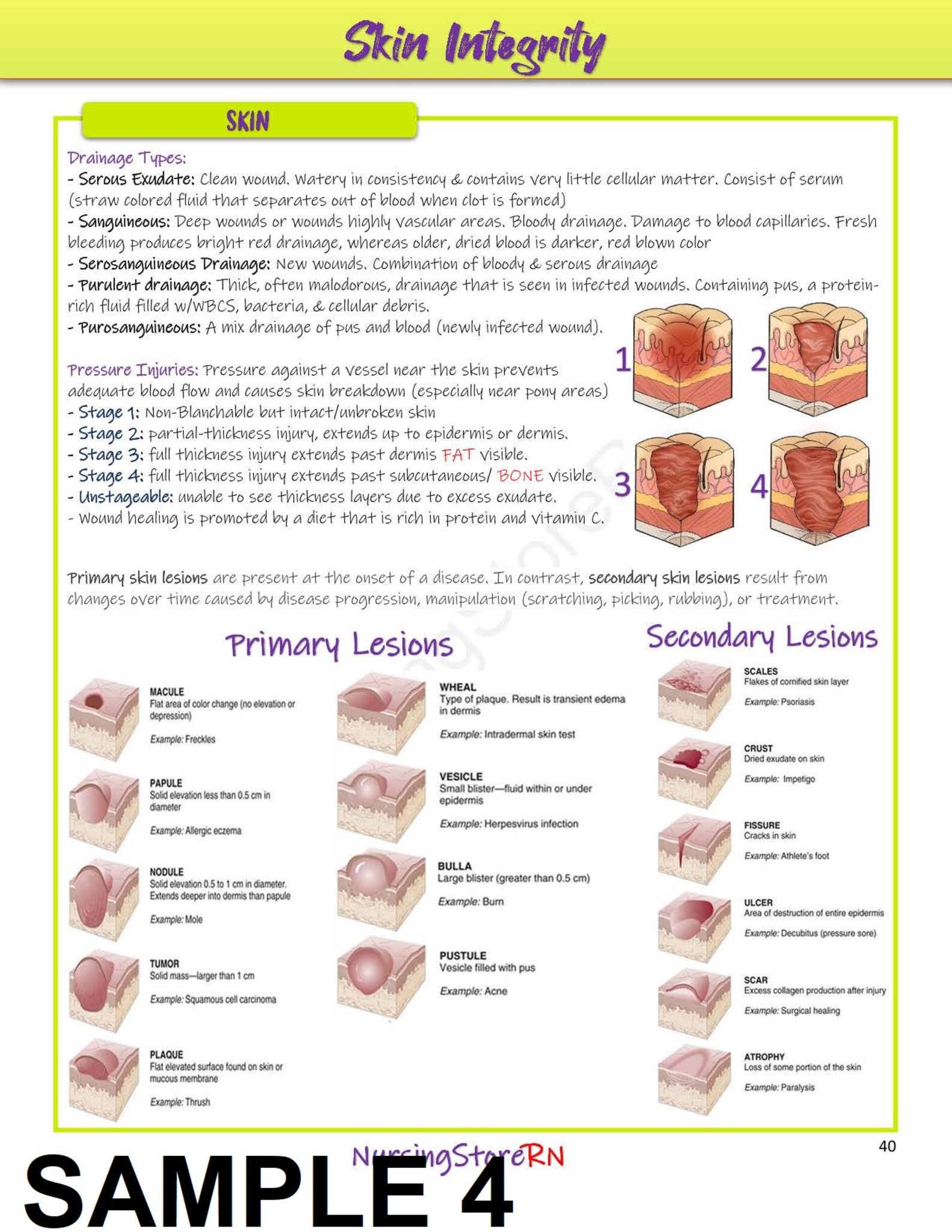 Nursing School Fundamentals Of Nursing Bundle Printable PDF Etsy