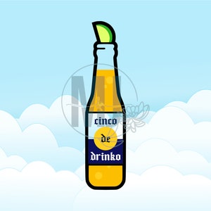 Cinco De Drinko Corona Extra bier alstublieft Cinco De Mayo Fiesta Dag van de Doden Taco dinsdag mei Mexico Five Covid De Mayo Digitale download