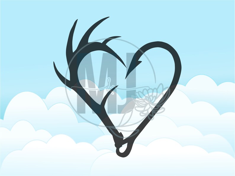 Free Free 318 Fishing Heart Svg SVG PNG EPS DXF File