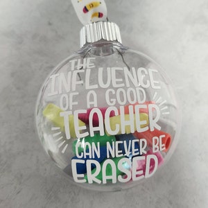 Teacher Ornament | Eraser Ornament | Classroom | School