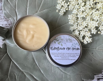 Elderflower Eye Cream, Mango Butter Eye Cream, Eye Cream