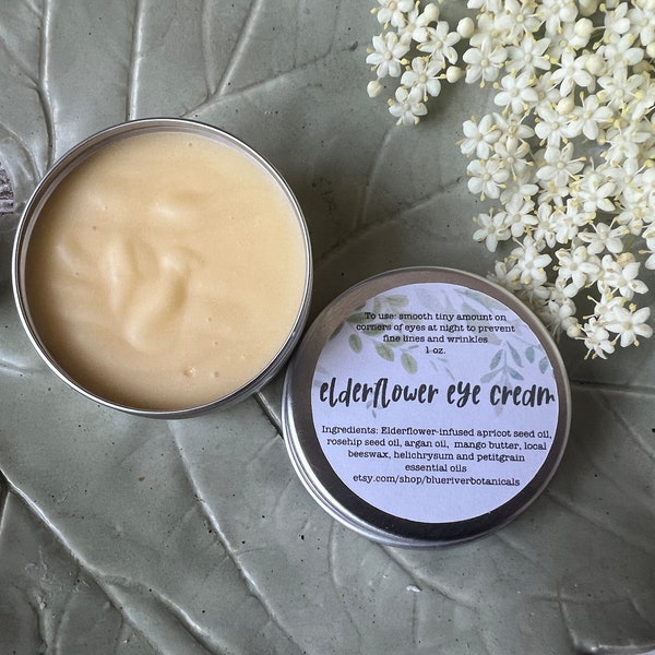 Elderflower Eye Cream, Mango Butter Eye Cream, Eye Cream