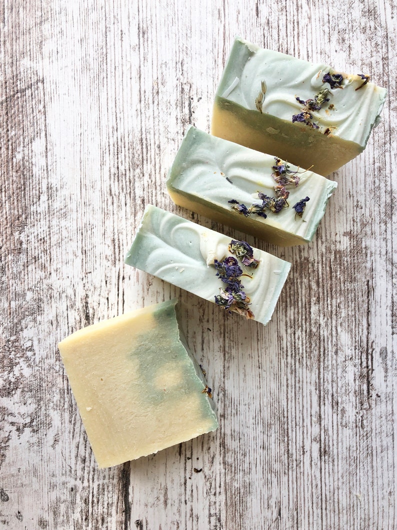 photo of handmade Elderflower and Oatmeal Scrub Soap 