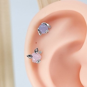 Cute Animal CZ cartilage piercing/ Various Post Bar externally thread and 20G is available
