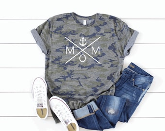 Sailor Mom Tee Deployment Gifts Military Family Shirt Buy 2+ Get 30% OFF Proud Navy Mom Unisex T-shirt Marine Mama