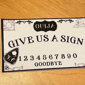 Give Us A Sign - Phasmophobia Sticker