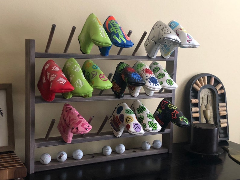 Scotty Cameron Headcover Display Rack Holds 24 covers 10 Etsy